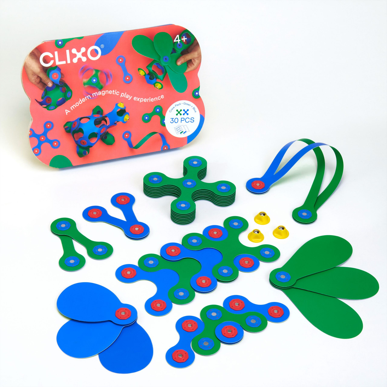 set-clixo-de-construit-cu-magnet-itsy-pack-blue-green-306990 Set Clixo de construit cu magnet, Itsy pack Blue-Green 30 - imagine 1
