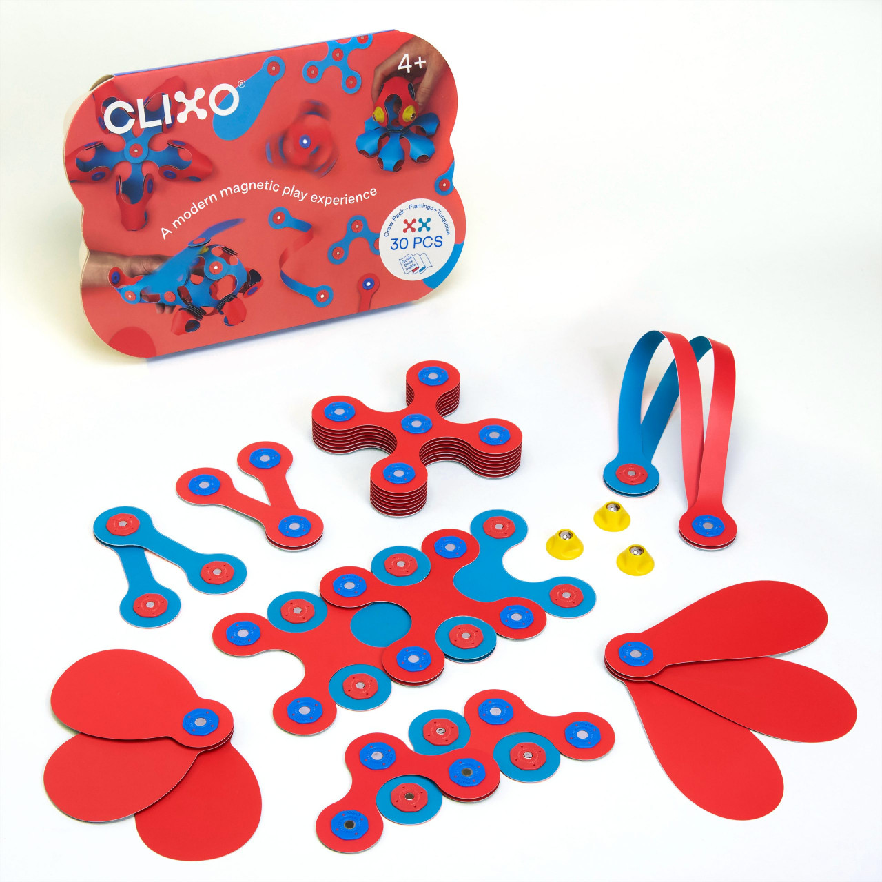 set-clixo-de-construit-cu-magnet-itsy-pack-flamingo-turquoise-306993 Set Clixo de construit cu magnet, Itsy pack Flamingo-Turquoise 30 - imagine 1