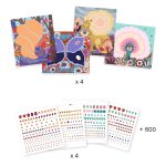 Set creativ cu strasuri Frumusete salbatica, Djeco - imagine 3