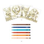 Set creativ de colorat Egipt, Djeco - imagine 4