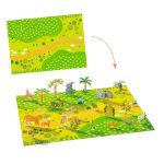 Set creativ de stickere reutilizabile Animale, Djeco - imagine 2