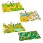 Set creativ de stickere reutilizabile Animale, Djeco - imagine 5