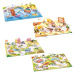 Set creativ de stickere reutilizabile Masini, Djeco - imagine 5