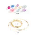 Set creativ diademe printese, Djeco - imagine 2