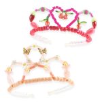 Set creativ diademe roz, Djeco - imagine 3