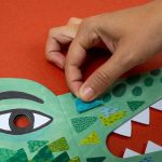 Set creativ DIY Masca pentru copii Crocodil, Londji - imagine 5