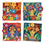 Set creativ Inspired by Frida Kahlo, Djeco - imagine 2