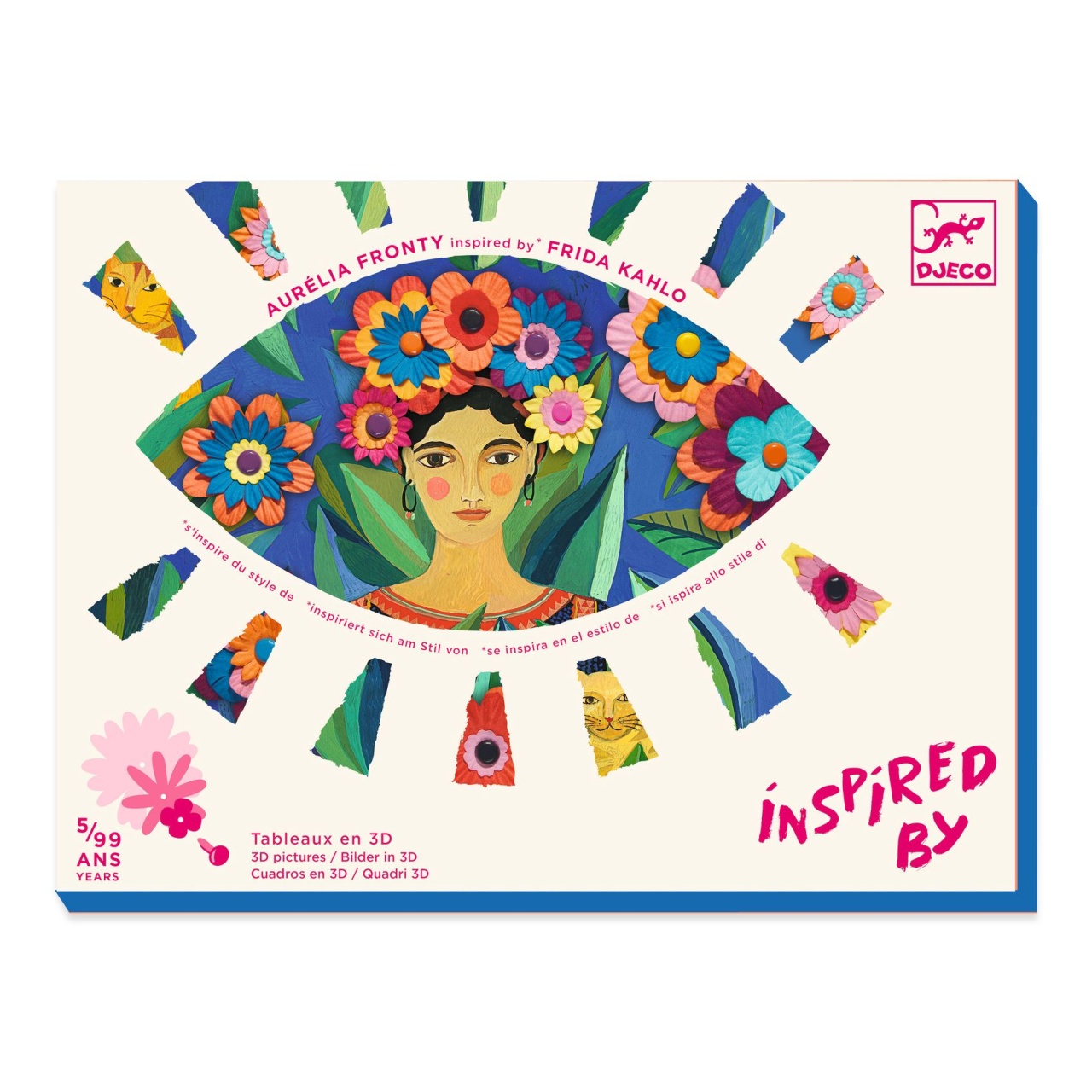 set-creativ-inspired-by-frida-kahlo-djeco18893 Set creativ Inspired by Frida Kahlo, Djeco - imagine 1