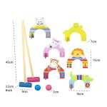 Set crocket din lemn cu animale, Orange Tree Toys - imagine 2