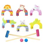 Set crocket din lemn cu animale, Orange Tree Toys - imagine 4