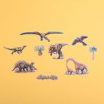 Set cu abtibilduri repozitionabile Dinozauri, Londji - imagine 2