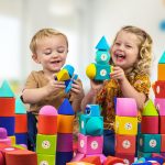 Set cuburi din spuma cu magnet Blockaroo, Barca 10 piese - imagine 4