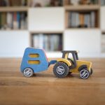 Set de constructie Ferma cu tractor Nathan, Croc toys - imagine 4
