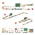 Set de constructie trasee Zig & Go Big Boom 48 piese, Djeco - imagine 5