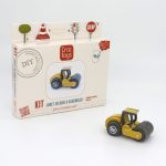 Set de constructie vehicul de santier Buldozerul Fleur, Croc toys - imagine 3