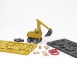 Set de constructie vehicul de santier Excavatorul Frederic, Croc toys - imagine 2