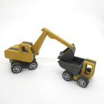 Set de constructie vehicule de santier Marco si Frederic, Croc toys - imagine 3