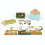 Set de invitatii cu animale din jungla, Djeco - imagine 2