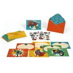Set de invitatii Supereroi, Djeco - imagine 3