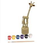 Set de pictat girafa din lemn, Egmont Toys - imagine 2