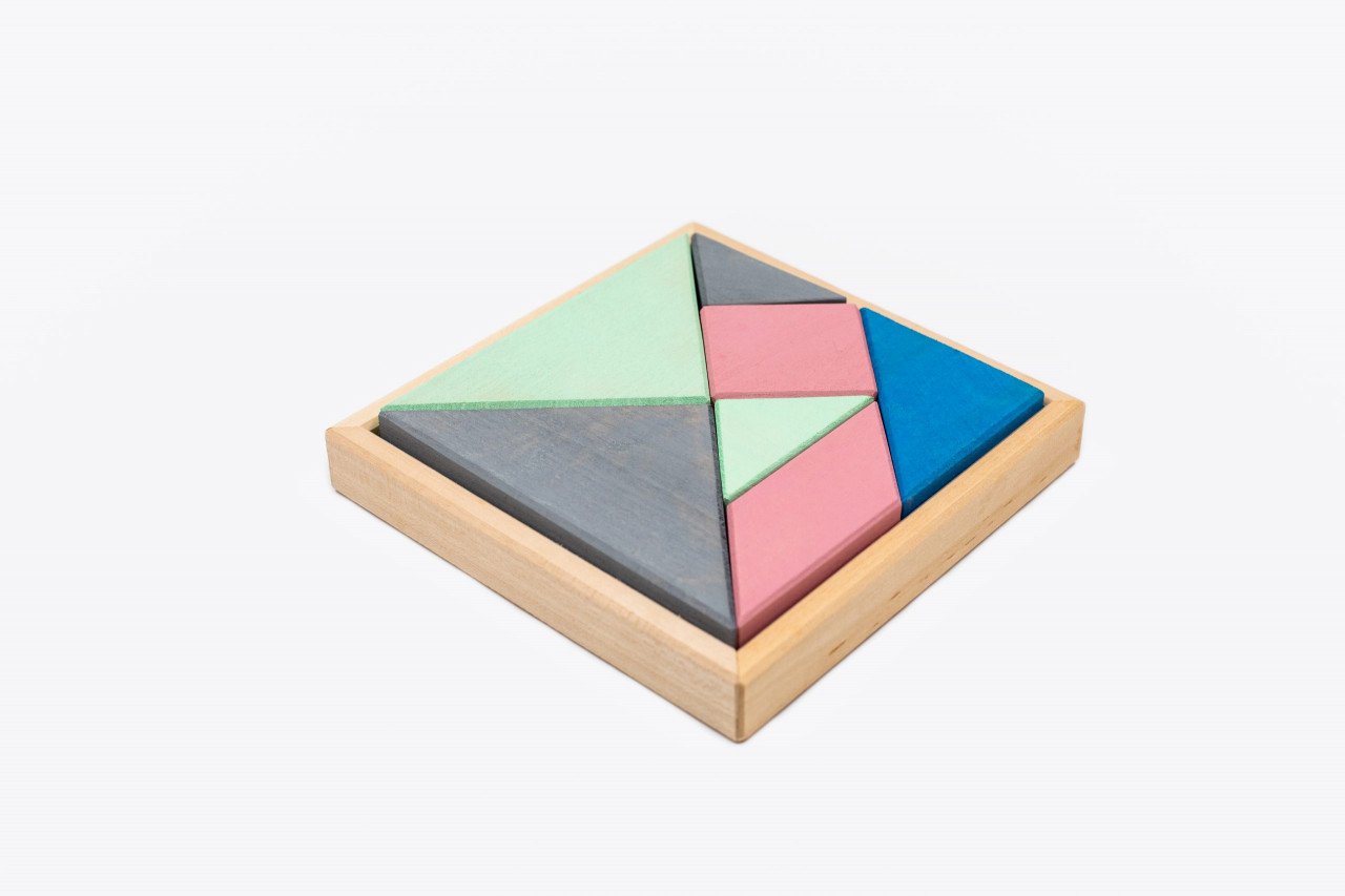 set-handmade-marc-toys-tangram6906 Set handmade Marc toys, Tangram Turcoaz - imagine 1