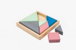 Set handmade Marc toys, Tangram Verde - imagine 2