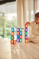 Set magnetic Circuit cu bile Compact 60 Piese, Cleverclixx - imagine 5