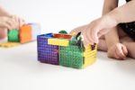 Set magnetic de construit Brick Tiles 16 piese, Cleverclixx - imagine 4