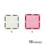 Set magnetic de construit cu placi stralucitoare, Cleverclixx - imagine 3