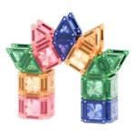 Set magnetic de construit cu placute mici, Cleverclixx - imagine 3