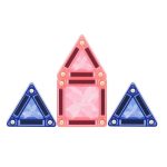 Set magnetic de construit cu placute mici, Cleverclixx - imagine 5