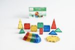Set magnetic de construit Dome 47 piese, Cleverclixx - imagine 4