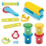 Set modelaj cu plastilina Culori de baza, Djeco - imagine 3