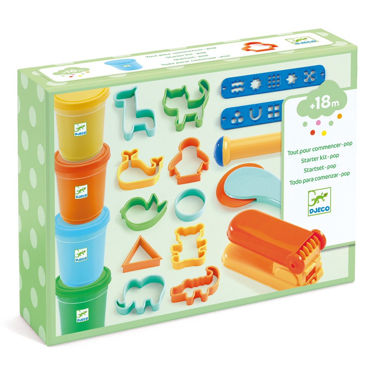 set-modelaj-cu-plastilina-culori-pop-djeco8195 Set modelaj cu plastilina Culori pop, Djeco - imagine 1