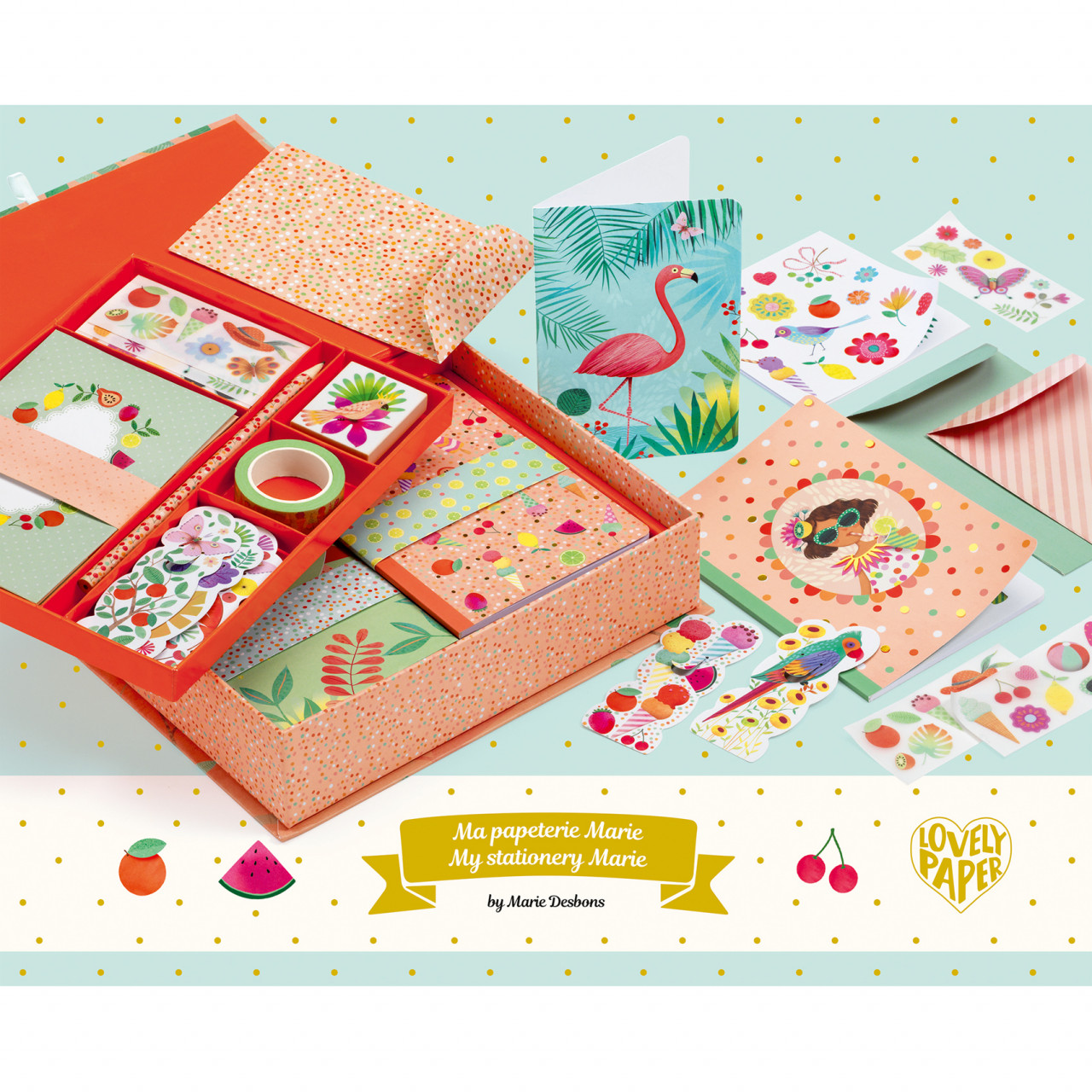 set-papetarie-maria-djeco11292 Set papetarie Maria, Djeco - imagine 1