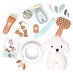 Set pentru copii cu valiza si catel de plus, Speedy Monkey - imagine 2