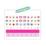 Stickere pentru unghii model Happy Birthday, Djeco - imagine 2