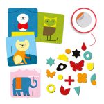 Tablouri cu fetru Animale, Djeco - imagine 3