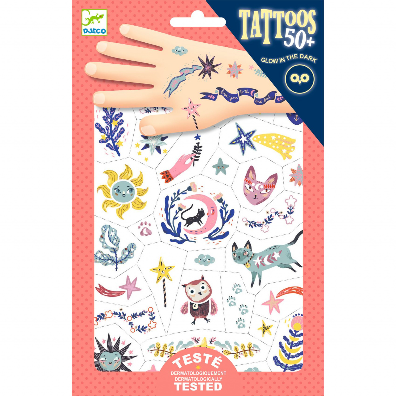 tatuaje-fluorescente-vise-frumoase-djeco13077 Tatuaje fluorescente Vise frumoase, Djeco - imagine 1