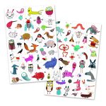 Tatuaje temporare Mici vietati, Djeco - imagine 2