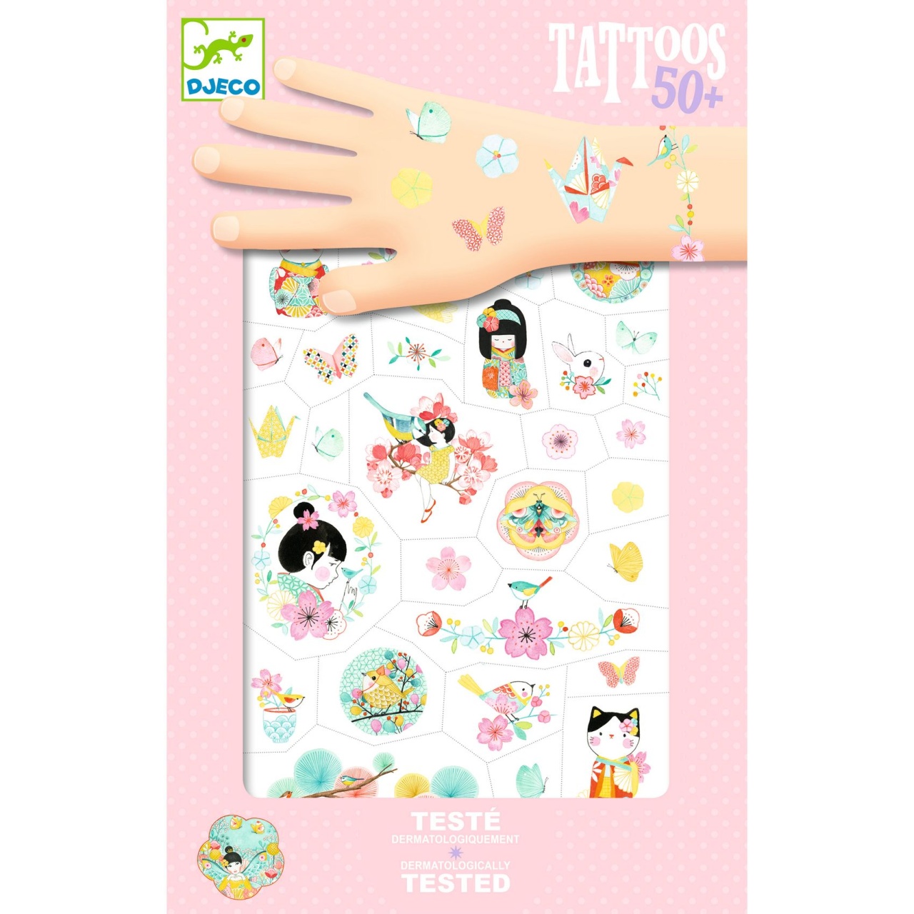 tatuaje-temporare-sakura-djeco20720 Tatuaje temporare Sakura, Djeco - imagine 1