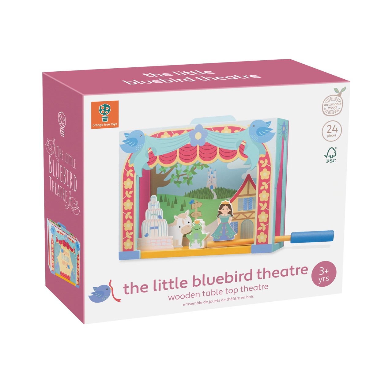 teatru-de-masa-din-lemn-orange-tree-toys19550 Teatru de masa din lemn, Orange Tree Toys - imagine 1