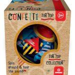 Titirez cu sunet si maner din lemn Confetti - imagine 4