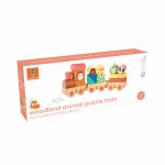 Trenulet din lemn cu forme si animale, Orange Tree Toys - imagine 3