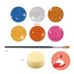 Trusa make-up culori metalice non alergice, Djeco - imagine 3