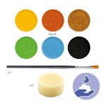 Trusa make-up culori natur non alergice, Djeco - imagine 4