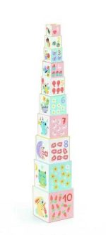 Turn de construit BabyBloki, Djeco - imagine 3