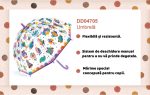 Umbrela pentru copii Curcubeu,Djeco - imagine 2