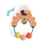 Zornaitoare lemn Pasare, Moulin Roty - imagine 2