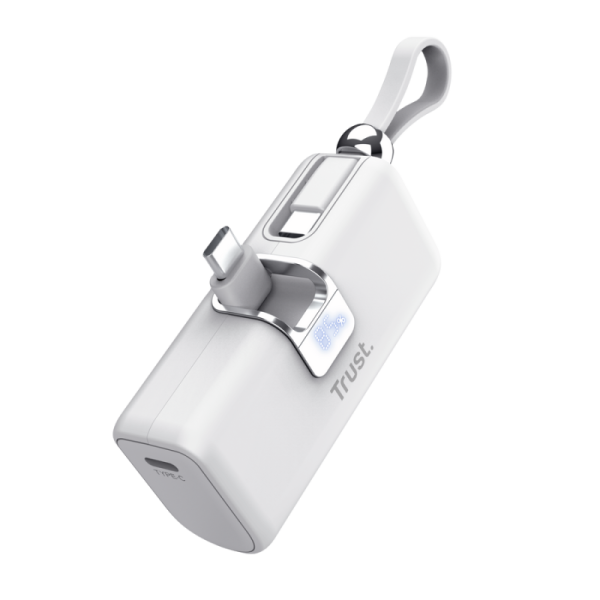 Pocket Powerbank Trust Pacto, capacitate 5000 mAh, timp reincarcare baterie